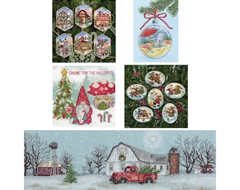 Dimensions Counted Cross Stitch Kits Christmas Designs Xmas Stocking Gonk Winter