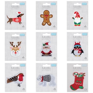 Trimits-motief kerst appliqué opstrijken en naaien - kerstversiering - knutselen, naaien, quilten, breien, borduren, detailwerk