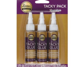 Aleenes Original Tacky Glue Mini 3-pack voor knutselen, universele reparaties en kunst