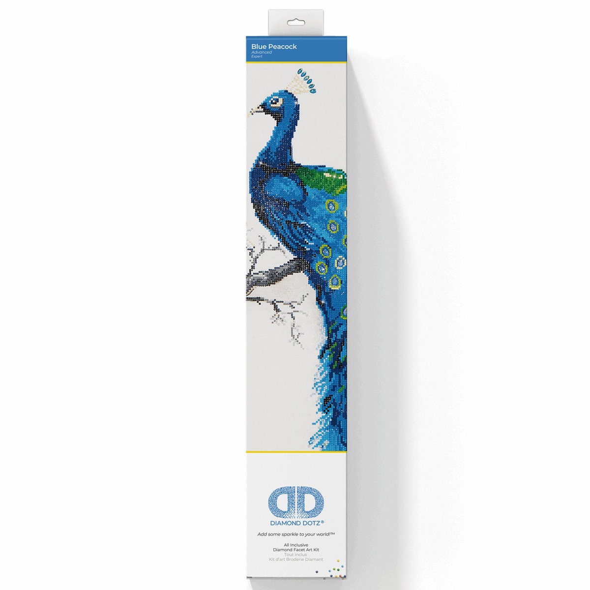 Diamond Dotz Diamond Facet Art Kit Blue Peacock