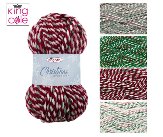 King Cole Christmas Super Chunky Yarn - 100g King Cole Christmas Super Chunky Yarn - 100g