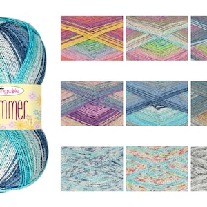 King Cole Summer 4Ply Wool 100g Ball - All Colours Bamboo & Cotton Knitting Yarn Sock Yarn