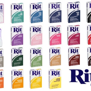 Rit Dye Powder Dye 31.9g - For Fabrics, Plastics, Nylon - All Colours