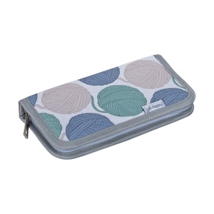 HobbyGift Crochet Hook Case - Yarn Balls - Storage - Zippered - - craft, sewing, quilting knitting, Embroidery & detailed work