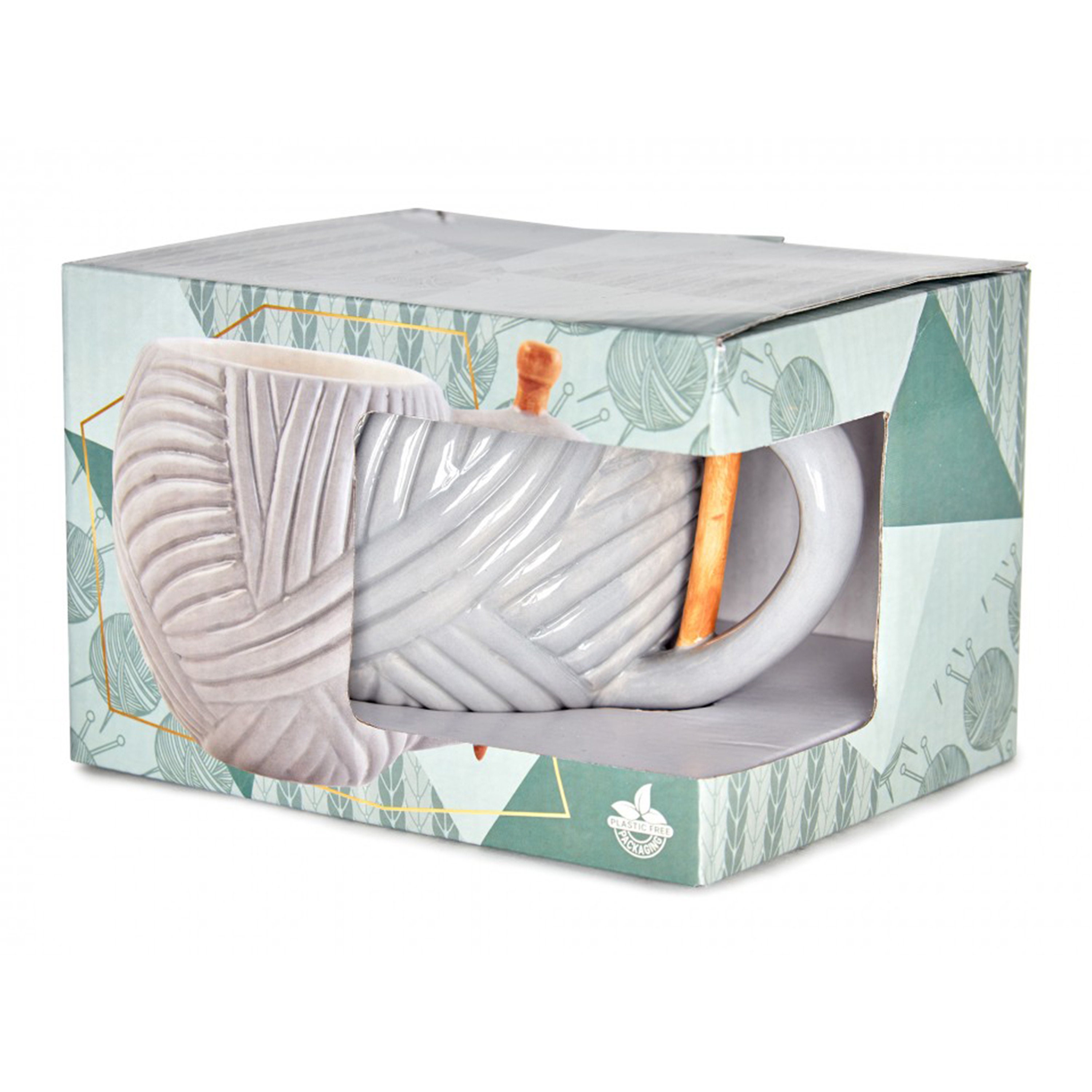 Sew Thirsty Desk Organiser - Grey, Pink or White - Pens Pencils Holder Crafts Gift Novelty Knitting Yarn Mug