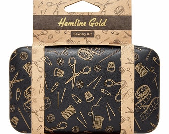 Hemline Gold Sewing Kit - Notions Print - Hemline Gold Accessories