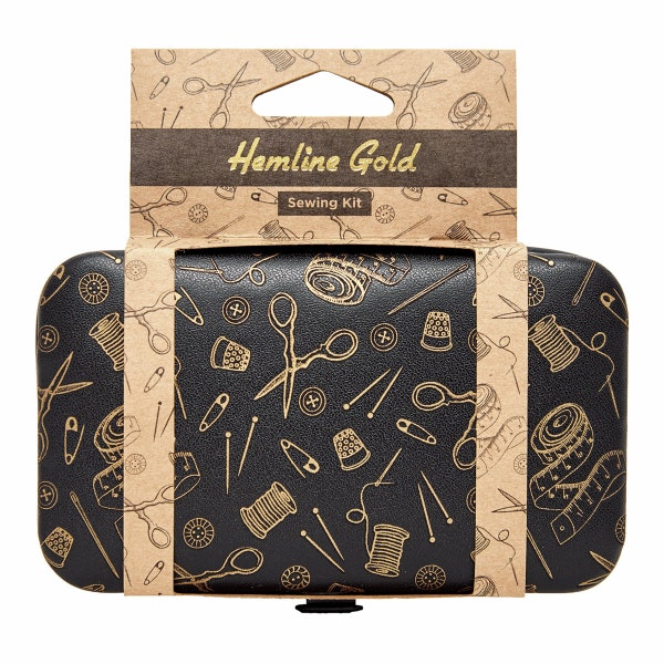 Hemline Gold Sewing Kit - Notions Print - Hemline Gold Accessories