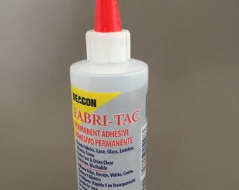 Beacon Fabri-Tac Permanent Fabric Adhesive - 4oz - Crafts - Leather - Felt