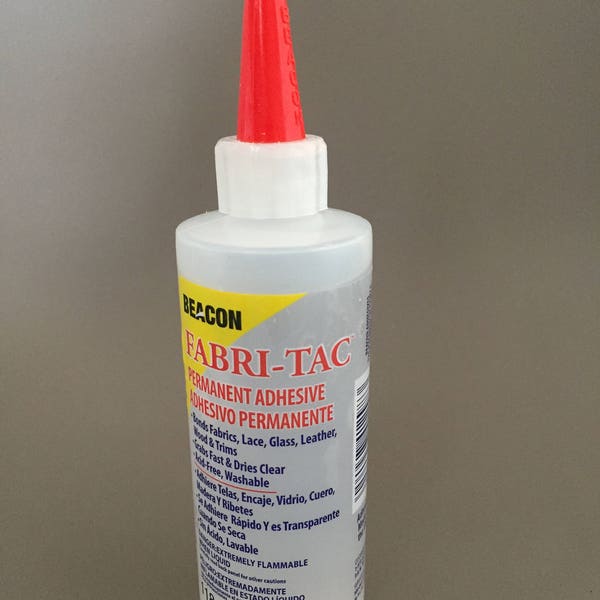 Adhésif permanent pour tissus Beacon Fabri-Tac - 4 oz - Artisanat - Cuir - Feutre