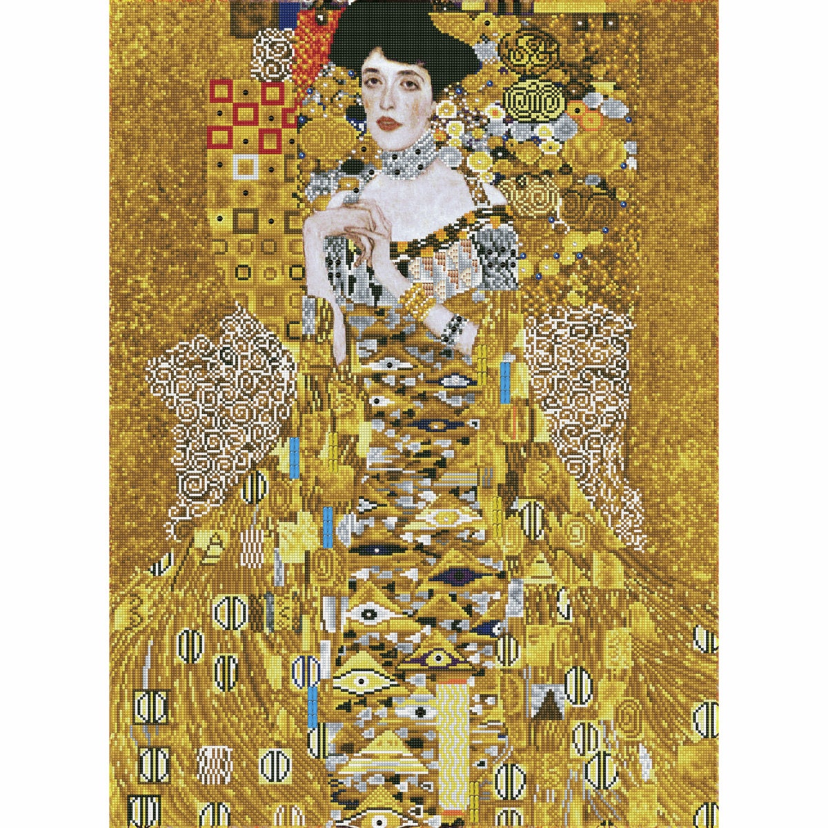 ダイヤモンド・ドッツ 黄金の女（クリムト） 溺愛の絵画工芸