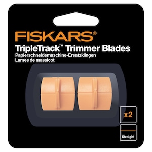 Fiskars Blades: Tripletrack™  Straight Cutting Pack of 2 F9675T