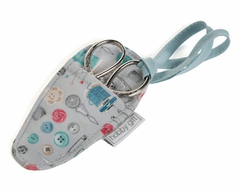 HobbyGift Scissors in Case - Stitch in Time Design