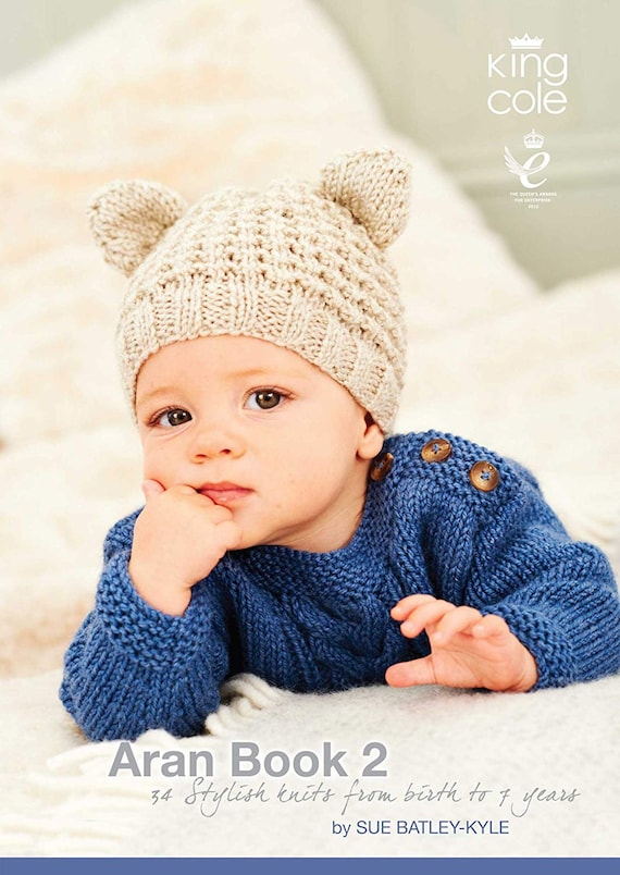 Aran top knitting book
