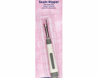 Hemline Soft Grip Seam Ripper Stitch Unpicker Thread Picker Point Protector