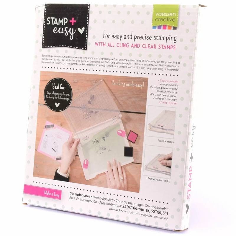  Vaessen Creative Easy Stamp Platform Tool for Accurate Craft  Stamping : Arts, Crafts & Sewing