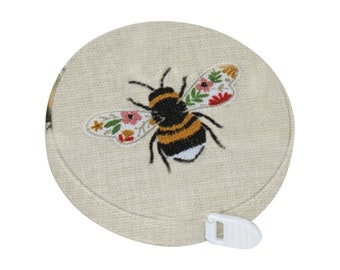 Ruban à mesurer HobbyGift - Abeilles - Mercerie - Couture - Cadeaux - Rétractable