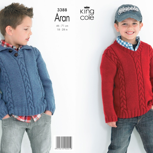 Aran Sweater Pattern - Etsy UK