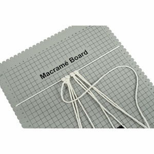 Trimits Macrame Project Board - A3 - 29.7cm x 42cm - Grid - Jewellery Making Cord