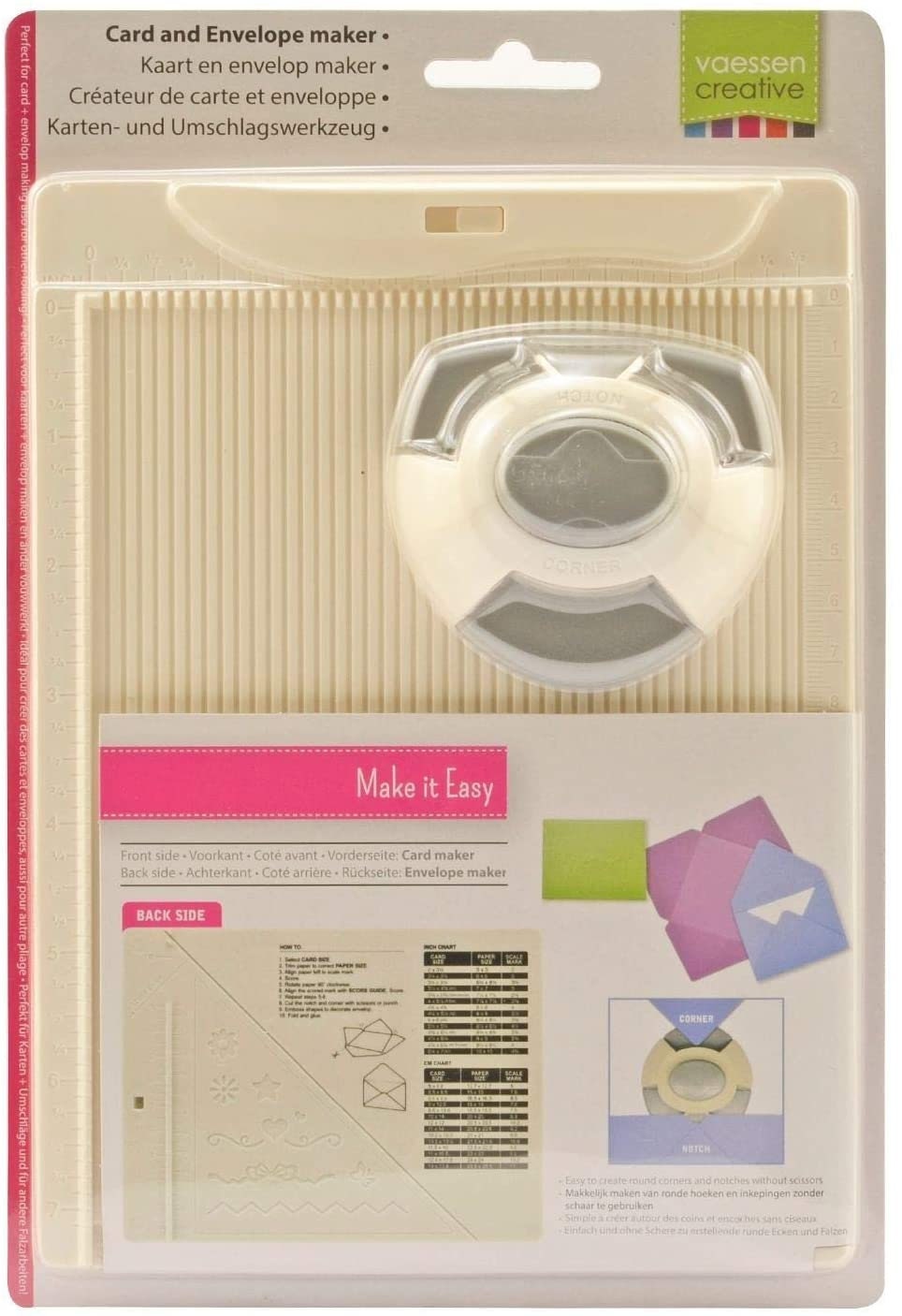 Vaessen Creative Card and Envelope Maker Craft Paper Craft 