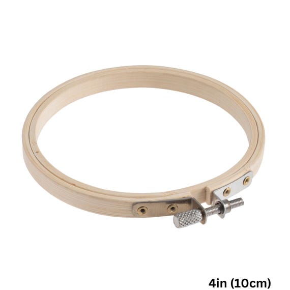 Siumir Telaio Da Ricamo Bambù Cerchi Da Ricamo 11.5 Cm, 16 Cm, 18 Cm Rotondo Punto Croce Cerchi - Foto 2