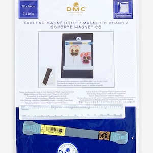 DMC Magnettafel Kartenhalter - Stickmuster 18 cm x 26 cm