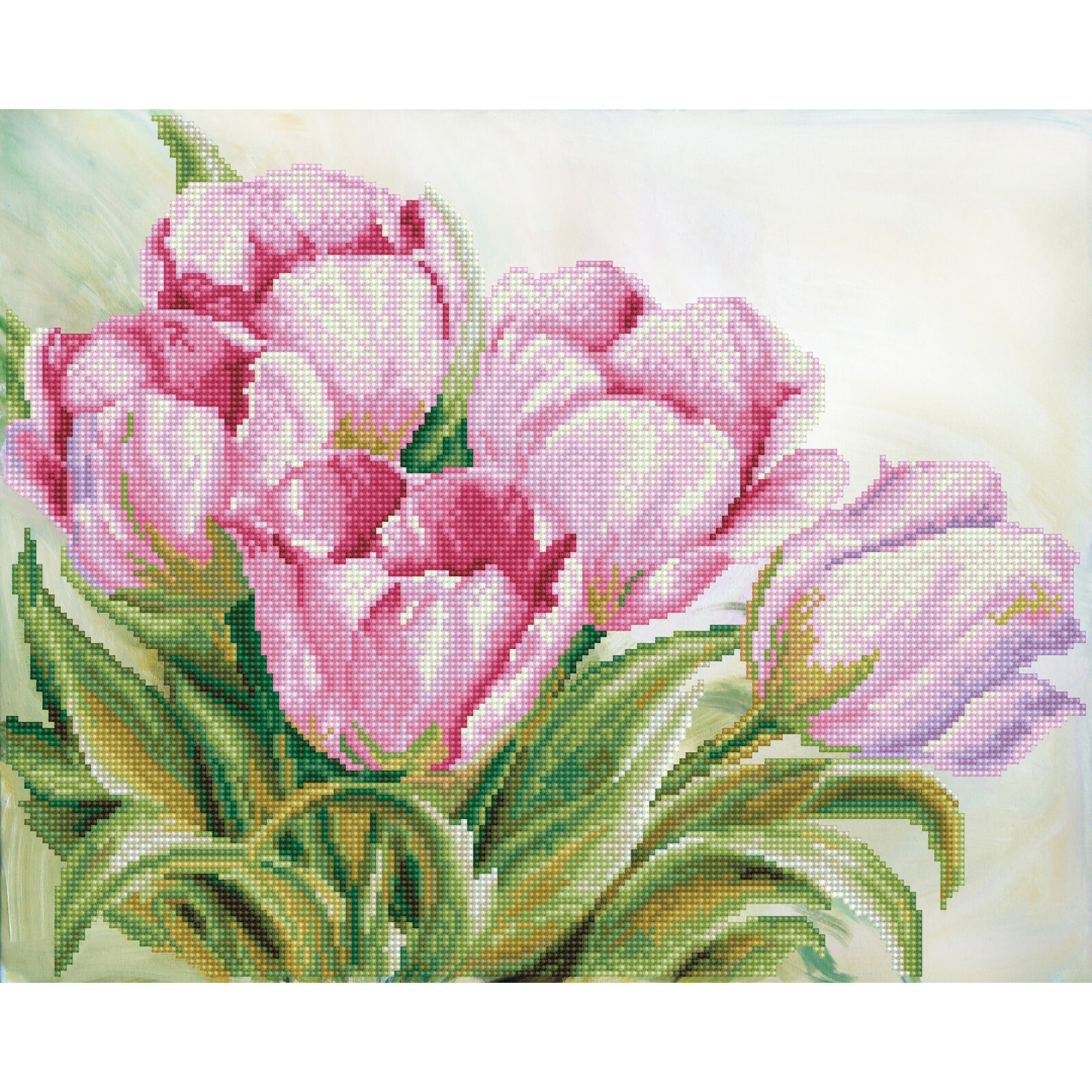 Diamond Dotz - Diamond Painting Kit - Tulip Swathe - Flowers - Crafts - Gifts