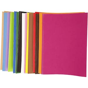 Creativ Crafters Dream EVA-Schaumstoffplatten, A4, 210 x 297 mm, Dicke 2 mm, 30 Blatt / 1 Packung