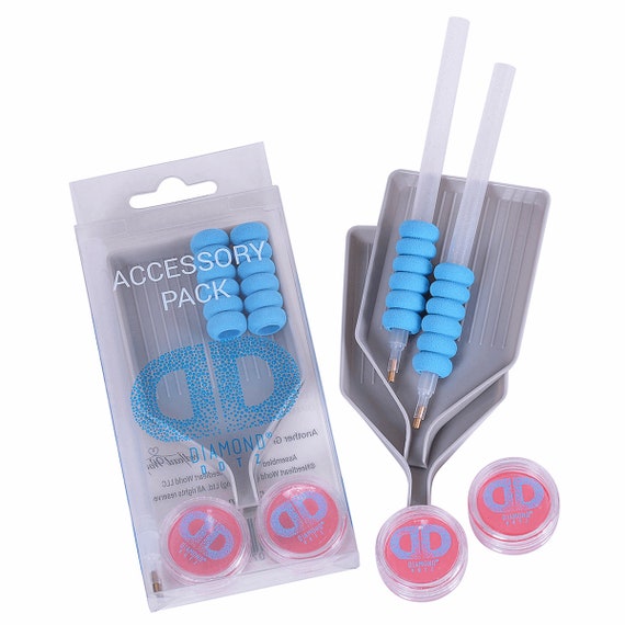 Diamond Dotz Accessory Pack - 2x Stylus, Wax Tray & Caddy