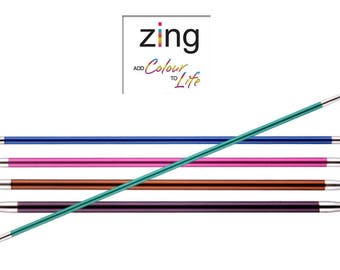 KnitPro Zing Double Pointed Knitting Needles DPNS 15cm (Packs of 5) 15cm All Sizes 2mm - 8mm