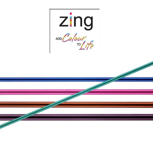 KnitPro Zing Agujas de Punto Doble Pointed DPNS 15cm (Packs de 5) 15cm Todos los Tamaños 2mm - 8mm