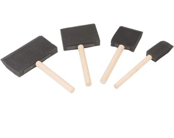 Foam Brush Set - Pack of 4