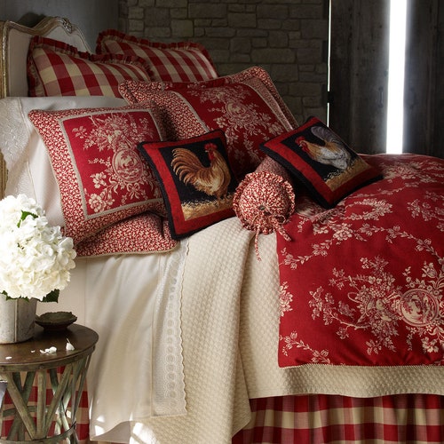 Buffalo Check Bed Skirt 60''x80'' Blue Navy Etsy