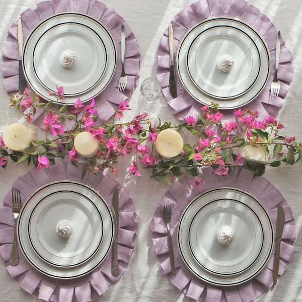 Wedding Place Mats Etsy