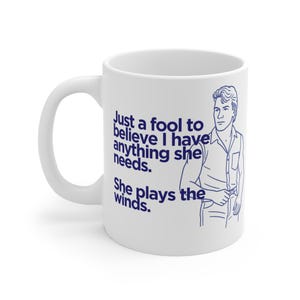 Mahjong Mug Gift | She Plays the Winds Retro 80&#39;s Mug | Merry Mahj