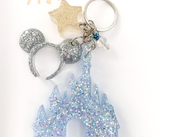 Magical Castle Keychain with Mouse Ear