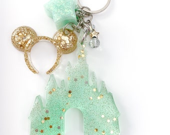 Magical Castle Keychain with Mouse Ear