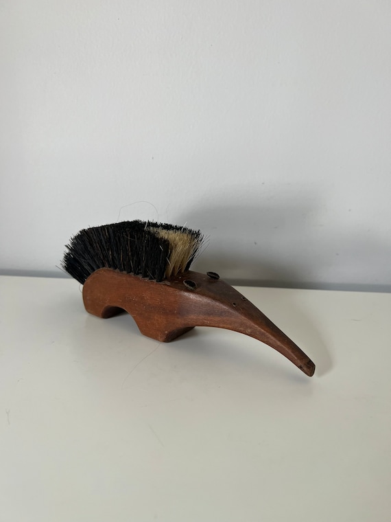 Teak Lint Shoe Brush Danish MCM Anteater - image 2