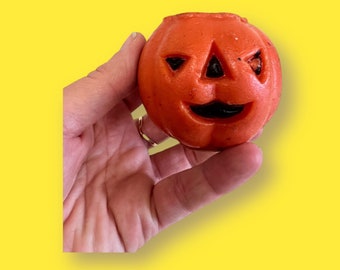 Vintage Halloween Jack-o-lantern Pumpkin Gurley Candle