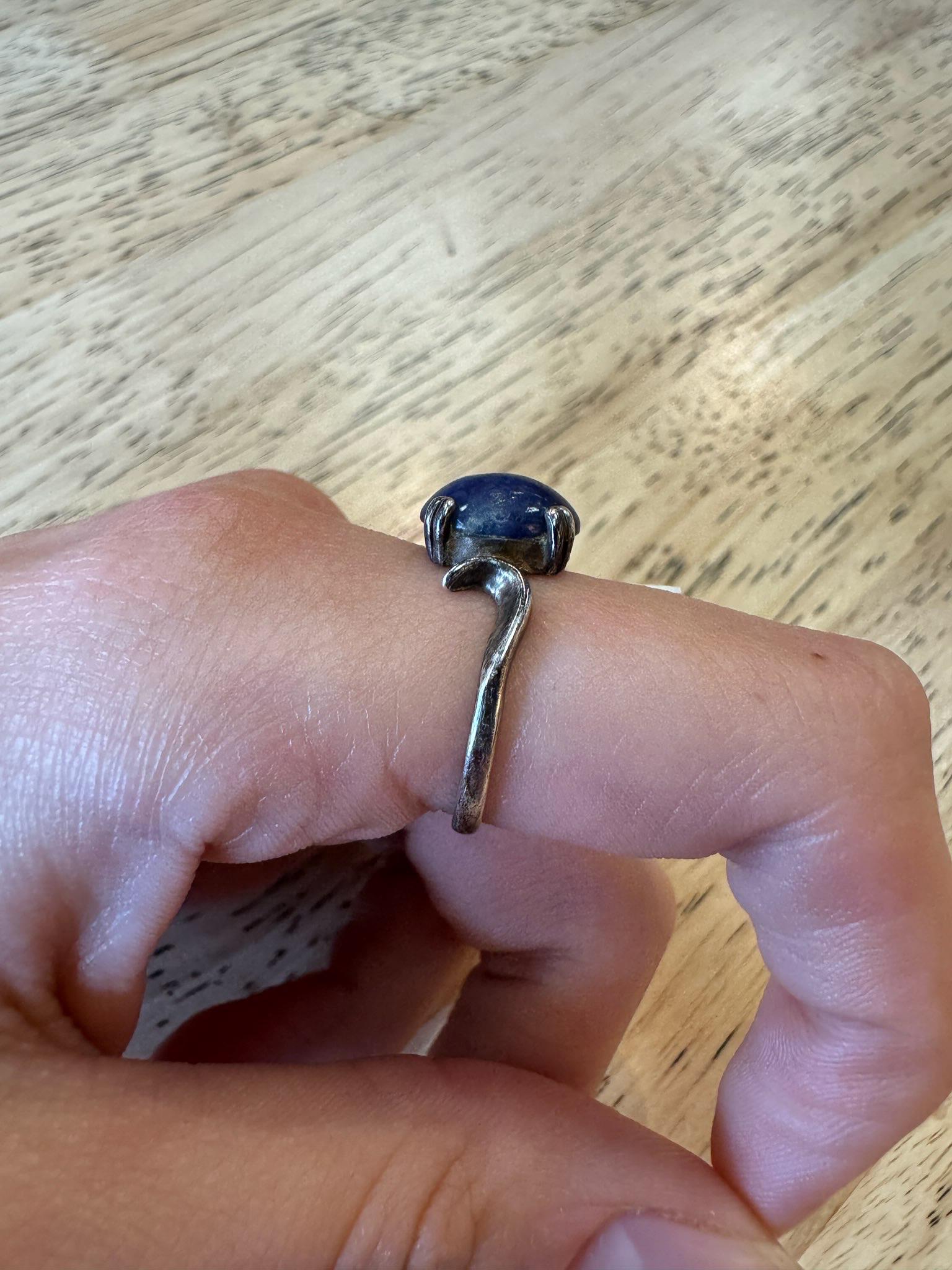 ヴィンテージ スター サファイア 天然ダイヤモンド 925 シルバー リング 18～20号！】スター好き必見！ スリランカ産 ホワイトスターサファイア