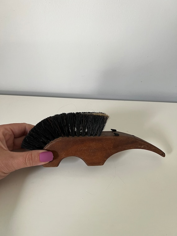 Teak Lint Shoe Brush Danish MCM Anteater - image 3