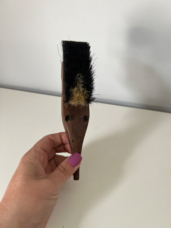 Teak Lint Shoe Brush Danish MCM Anteater - image 4