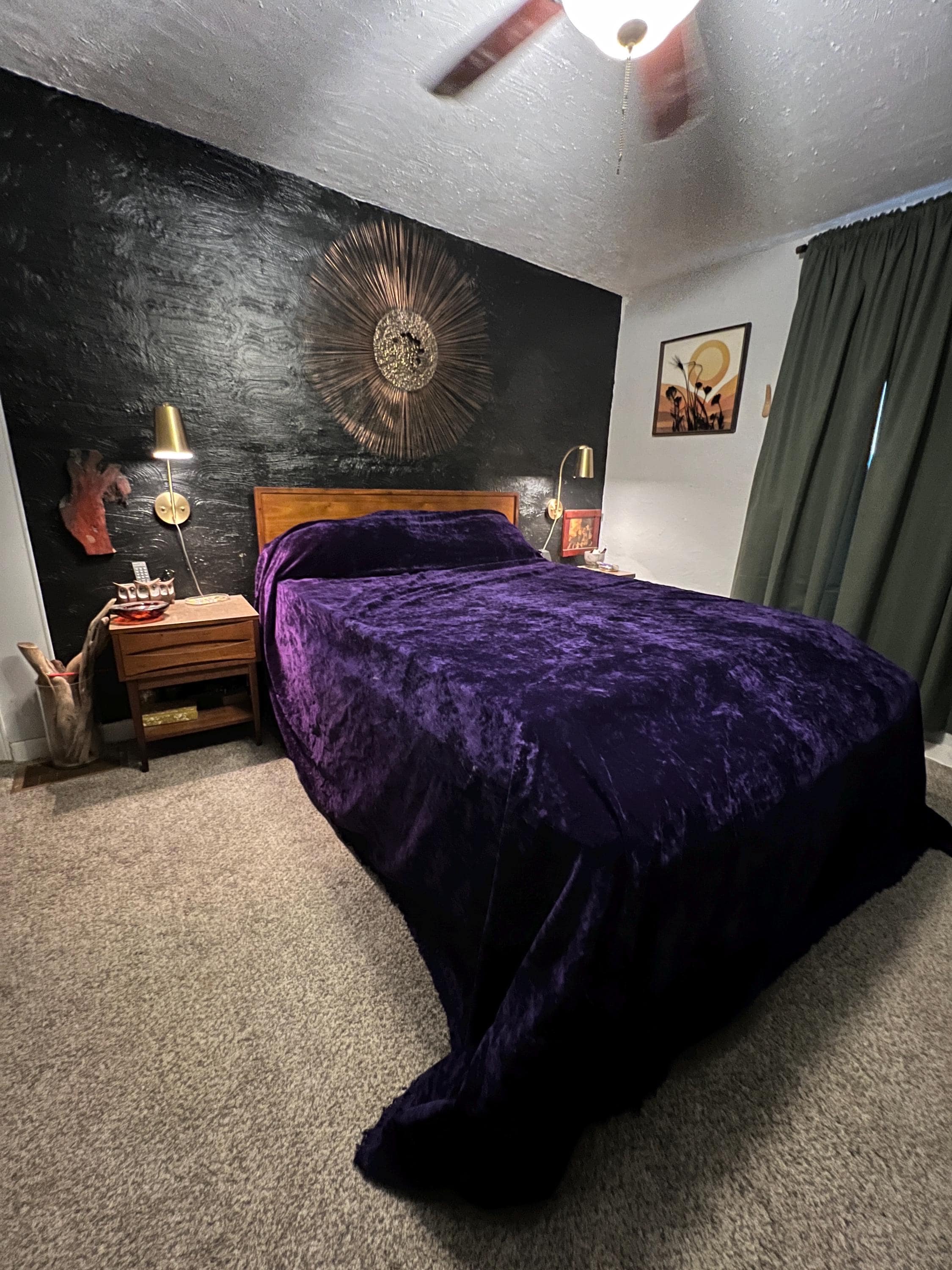 Early 2000s Jcpenney Girls Bedding Vintage Jcpenney Crushed Velvet