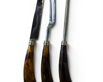 E. Parker & Sons Sheffield England Carving Set with Bakelite Handles