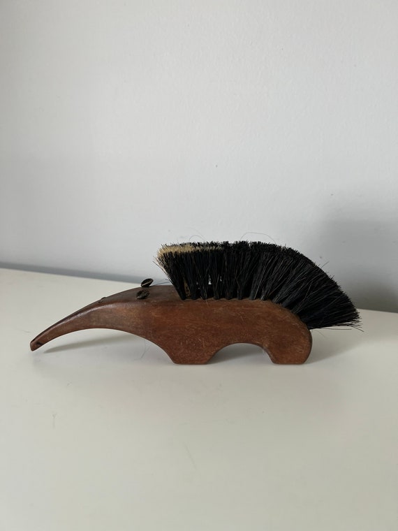 Teak Lint Shoe Brush Danish MCM Anteater - image 5