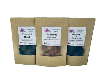 Mystery Snail Food Variety Pack | Aquatic Calcium, Veggie & Fruit Snello