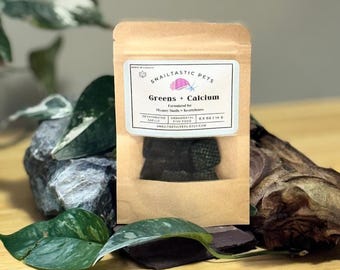 Snello for Mystery Snails: Veggie & Calcium Blend with Spirulina handmade in Canada - no fillers