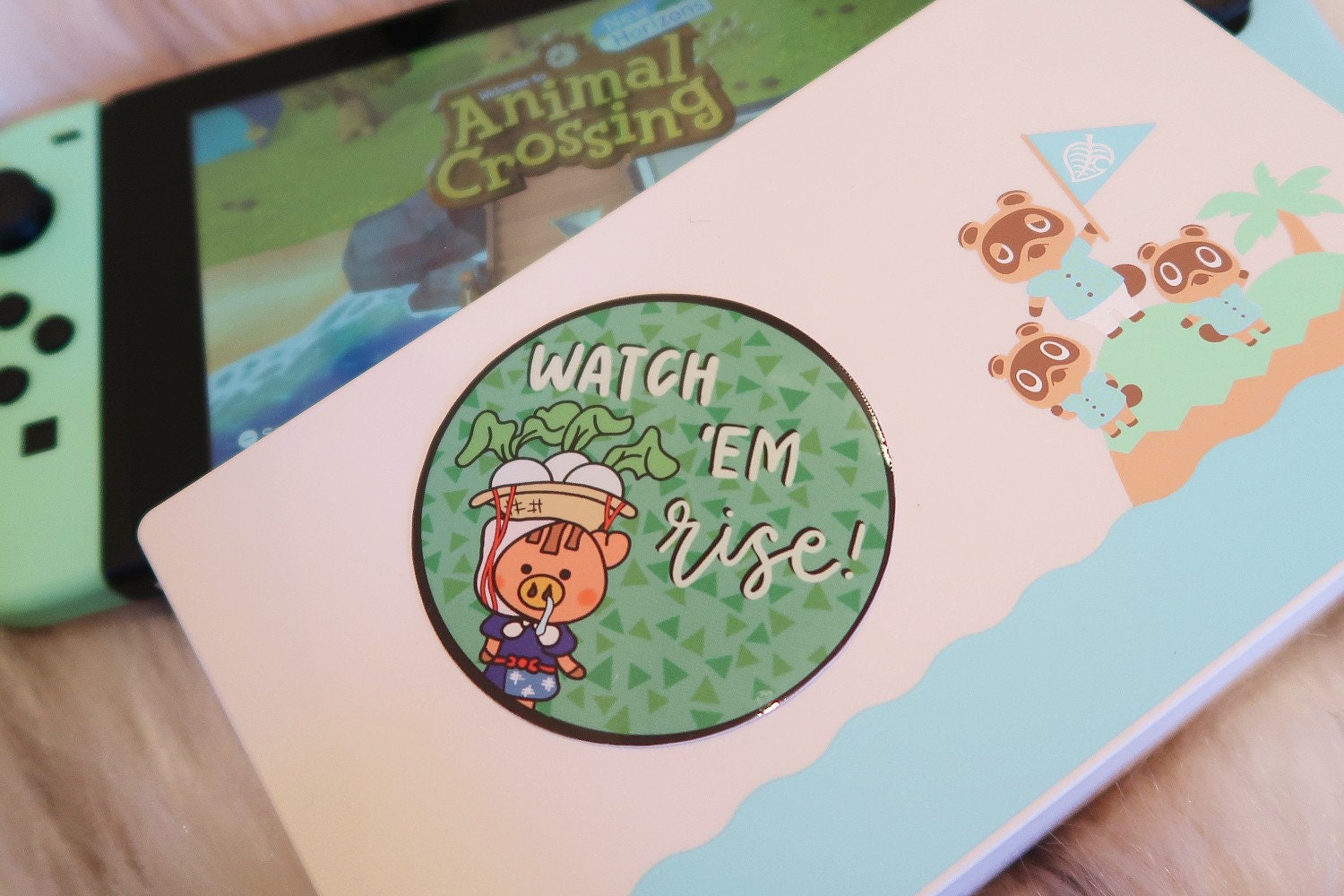 Daisy Mae Animal Crossing Turnips Stonks Waterproof Vinyl | Etsy