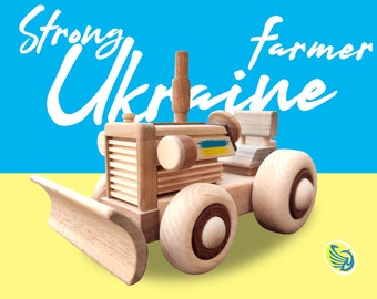 Strong Ukraine Farmer