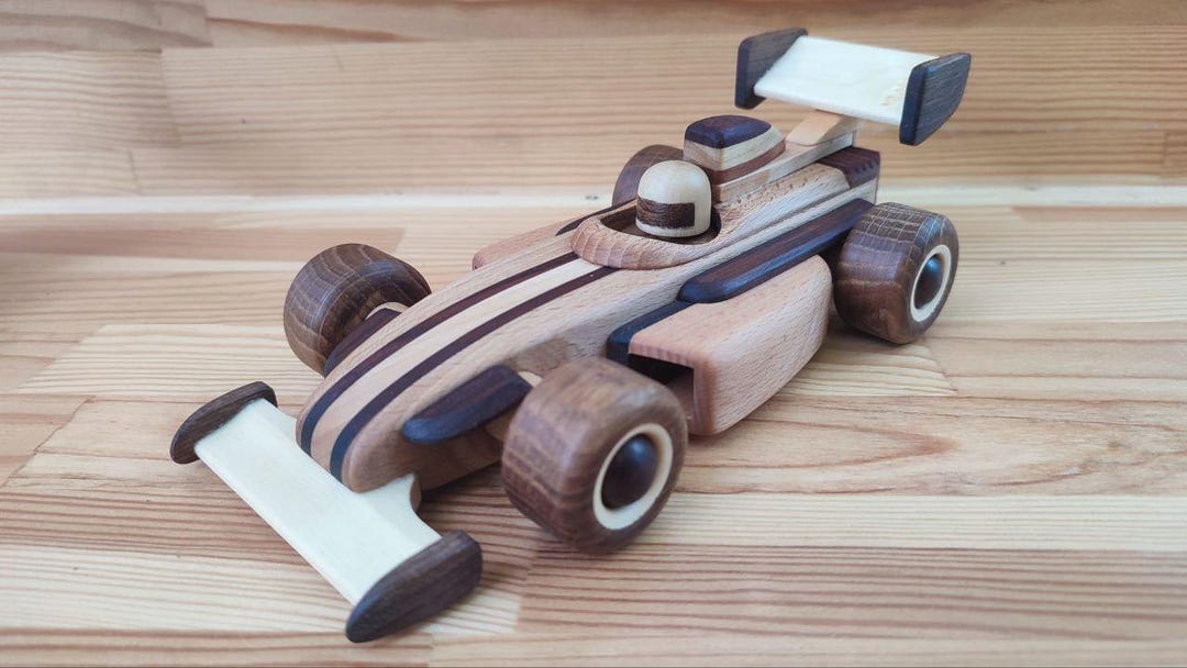 Wooden D Racing Wooden Racing Car - Etsy