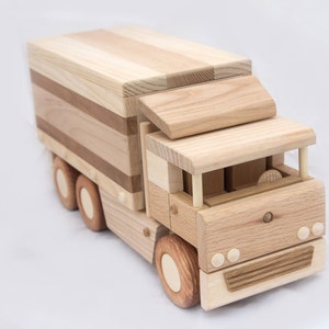 Wooden box truck
